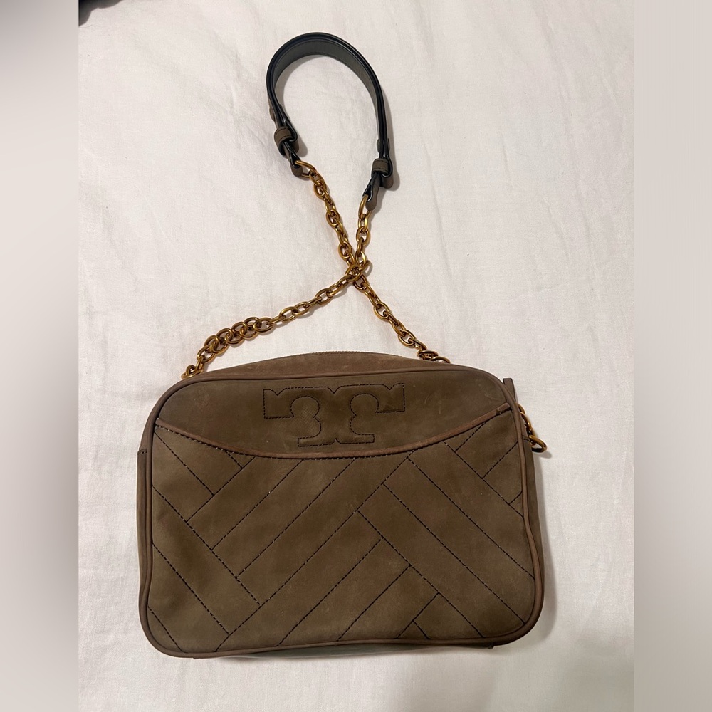 Tory Burch Army Green Crossbody Bag